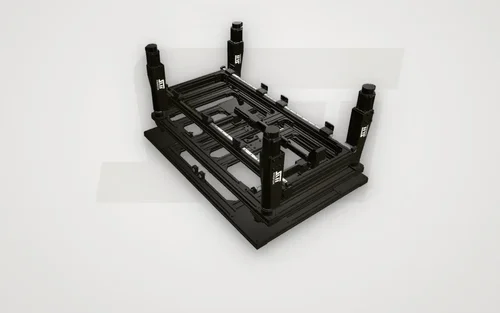 SimWerk 7DOF motion system (3D render)